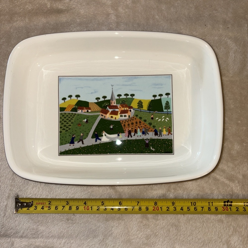 Villeroy & Boch Design Naif Lasagna Casserole Rectangle Pan 11 1/2" x 8 1/2"